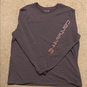 Carhartt Dark Purple Long Sleeve Shirt